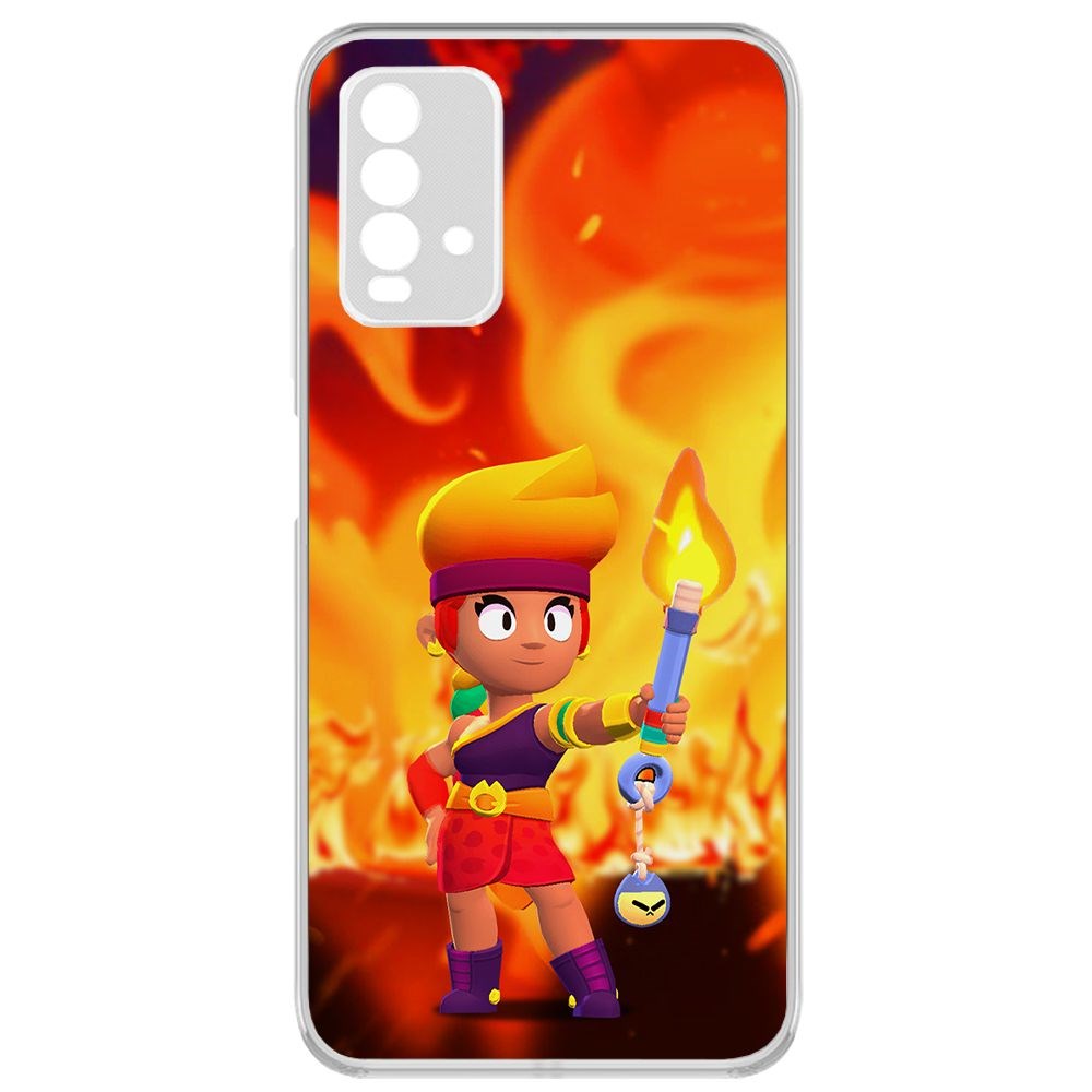 

Чехол-накладка Brawl Stars-Амбер для Xiaomi Redmi 9T, Прозрачный