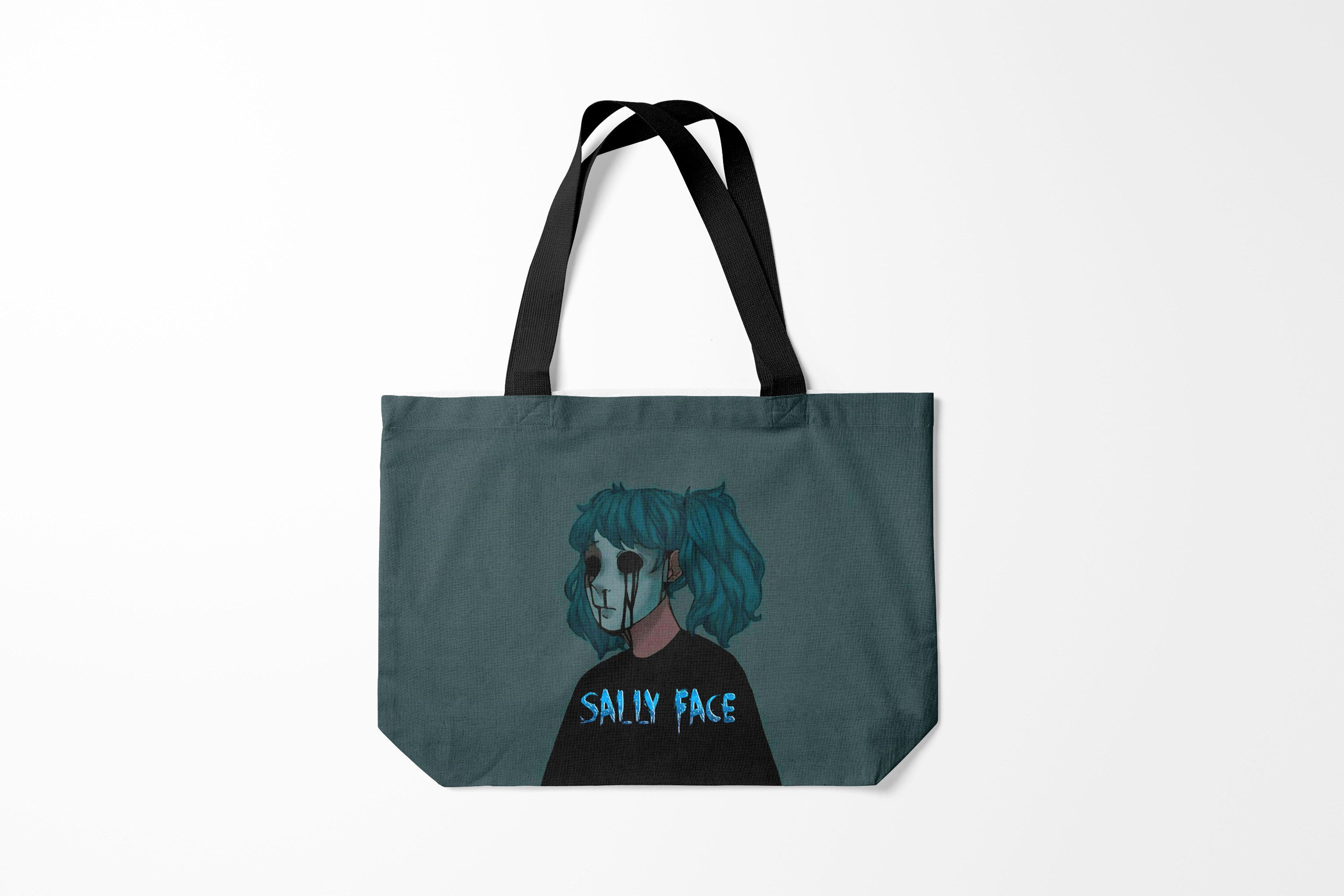 

Сумка шoппер унисекс Burnettie Sally Face, черный, Sally Face