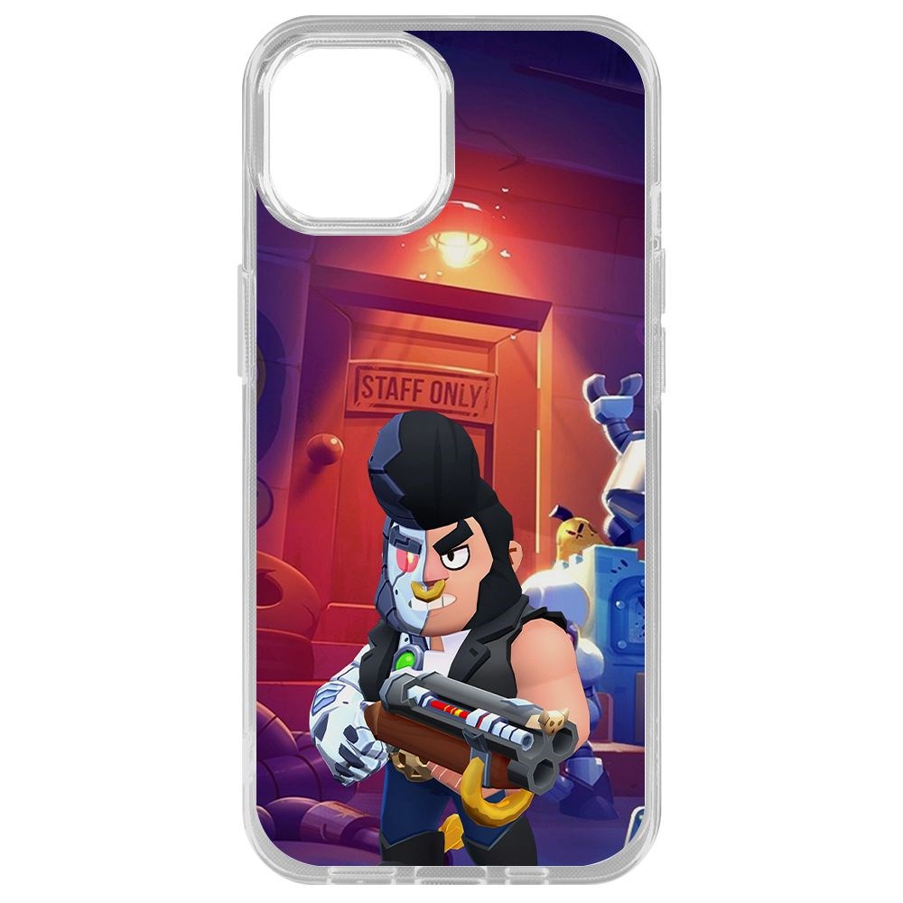 

Чехол-накладка Brawl Stars-Б-800 для iPhone 14 Plus, Прозрачный