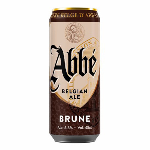 

Пивной напиток Abbe Brune темный фильтрованный пастеризованный 6,5% 0,45 л, Темное