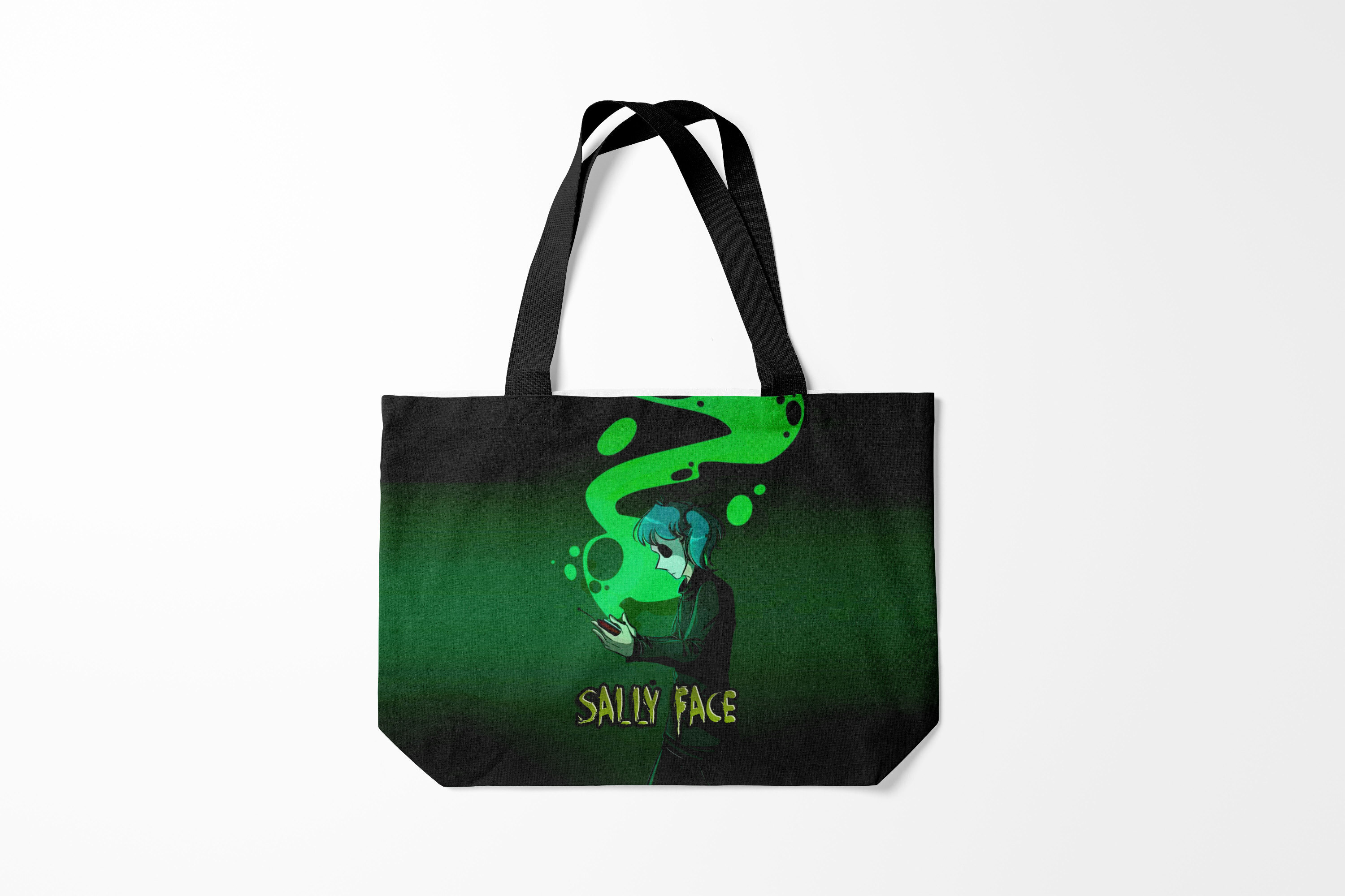 

Сумка шoппер унисекс Burnettie Sally Face, черный, Sally Face