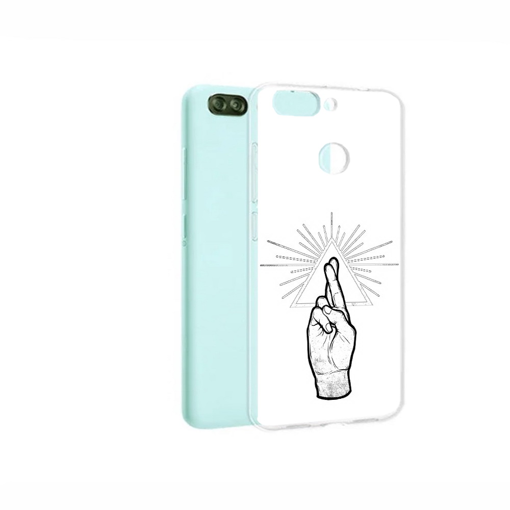 

Чехол MyPads Tocco для ZTE Blade V9 Vita черно белая рука (PT136572.445.681), Прозрачный, Tocco