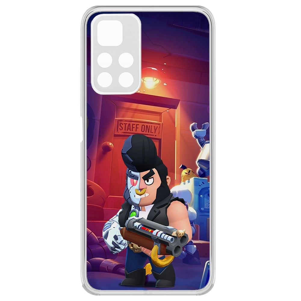 

Чехол-накладка Brawl Stars-Б-800 для Xiaomi Redmi Note 11 Pro+ 5G, Прозрачный