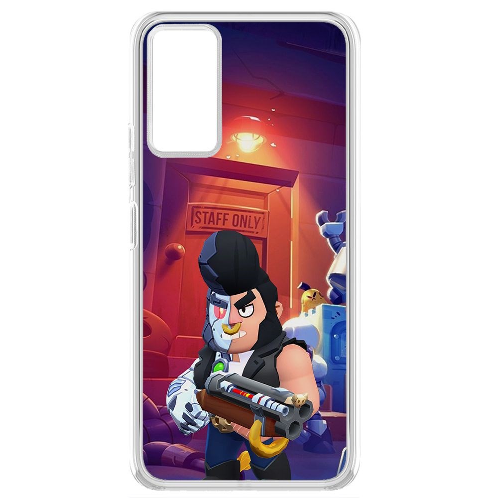 

Чехол-накладка Brawl Stars-Б-800 для Tecno Pova 2, Прозрачный