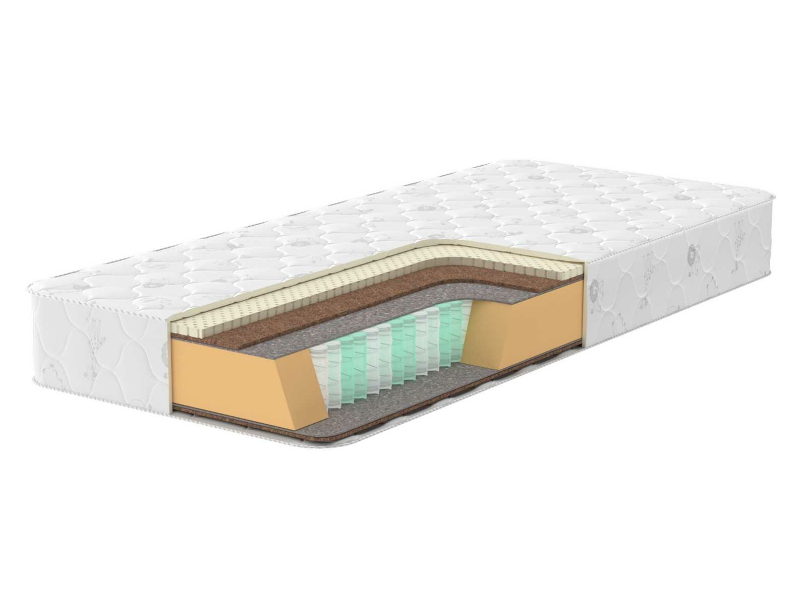 

Матрас Dimax Чемпион 80х200, Бежевый;белый;серый;серебристый, Чемпион