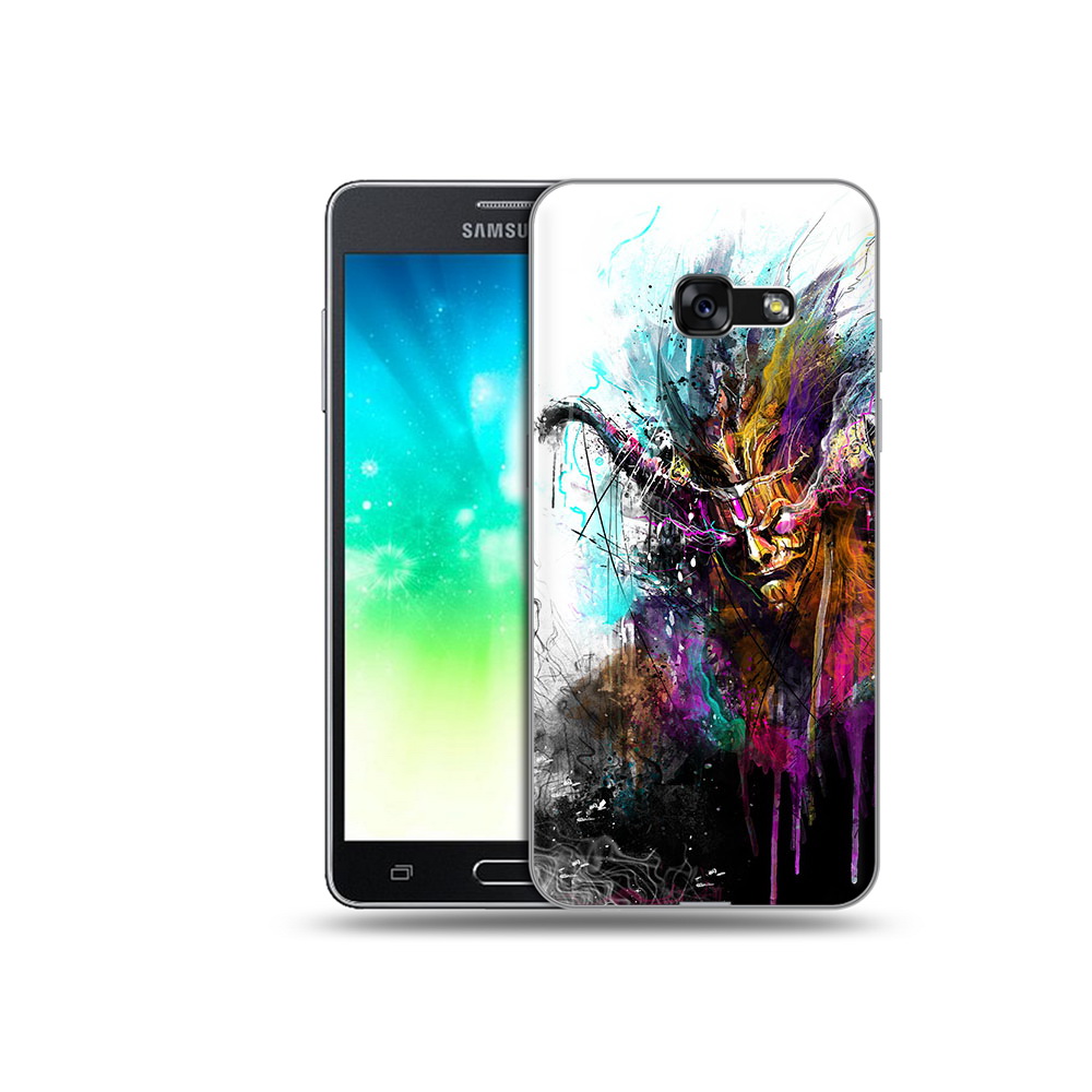 

Чехол MyPads Tocco для Samsung Galaxy A3 (2017) яркий дьявол (PT51197.565.709), Прозрачный, Tocco