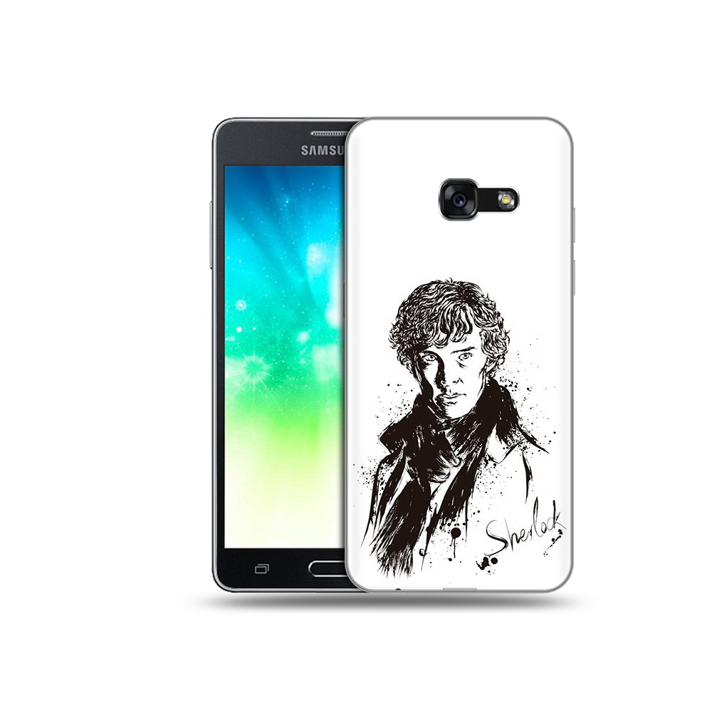 

Чехол MyPads Tocco для Samsung Galaxy A3 (2017) шерлок холмс портрет (PT51197.565.698), Прозрачный, Tocco