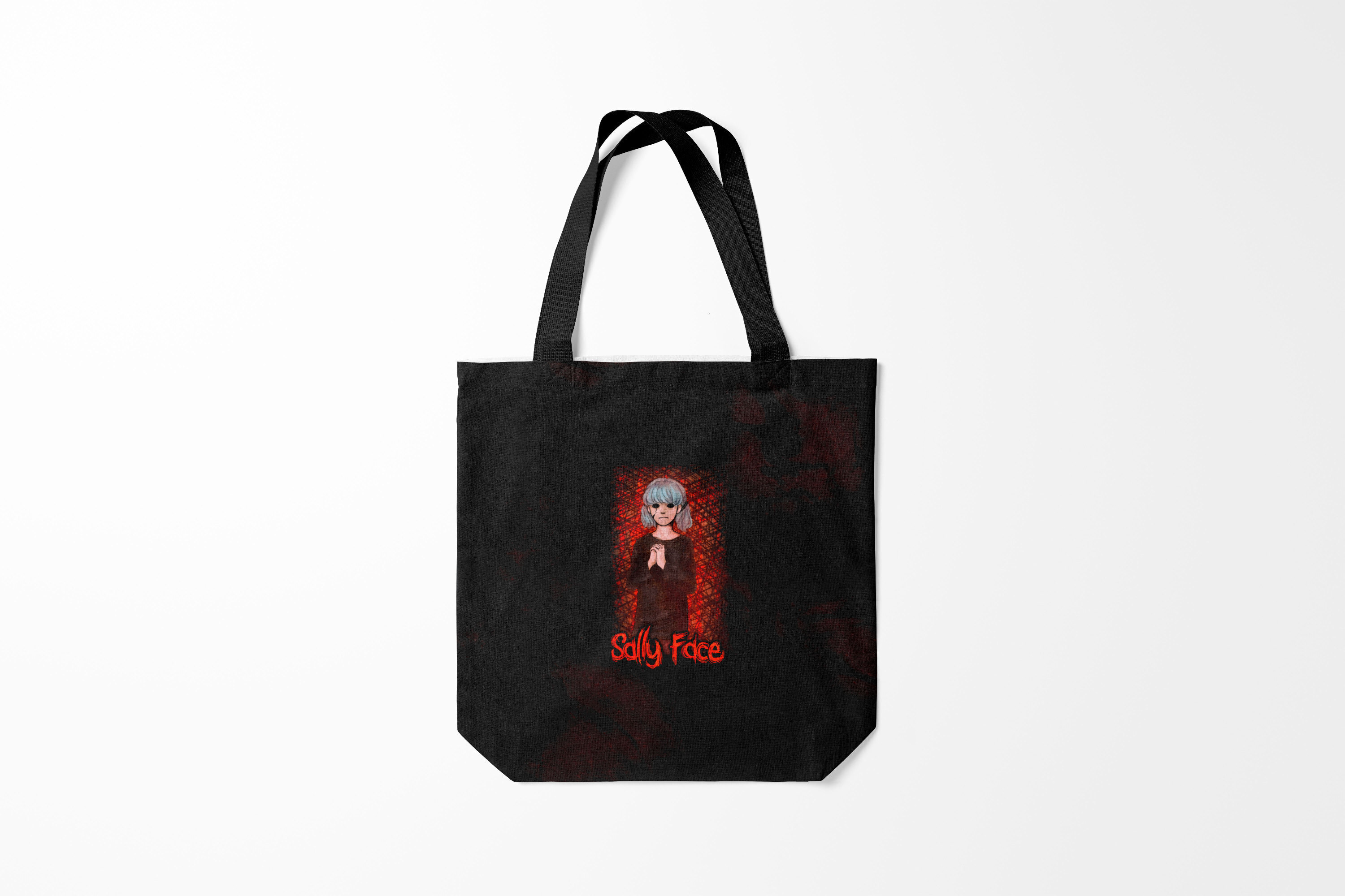 

Сумка шoппер унисекс Burnettie Sally Face, черный, Sally Face