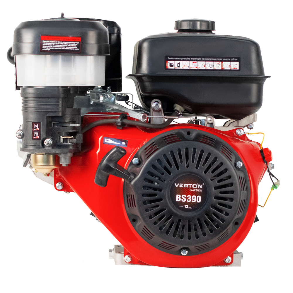 VERTON Двигатель GARDEN BS-390 389 см3/9,5кВт/13л.с/d вала 25мм 01.5985.8654