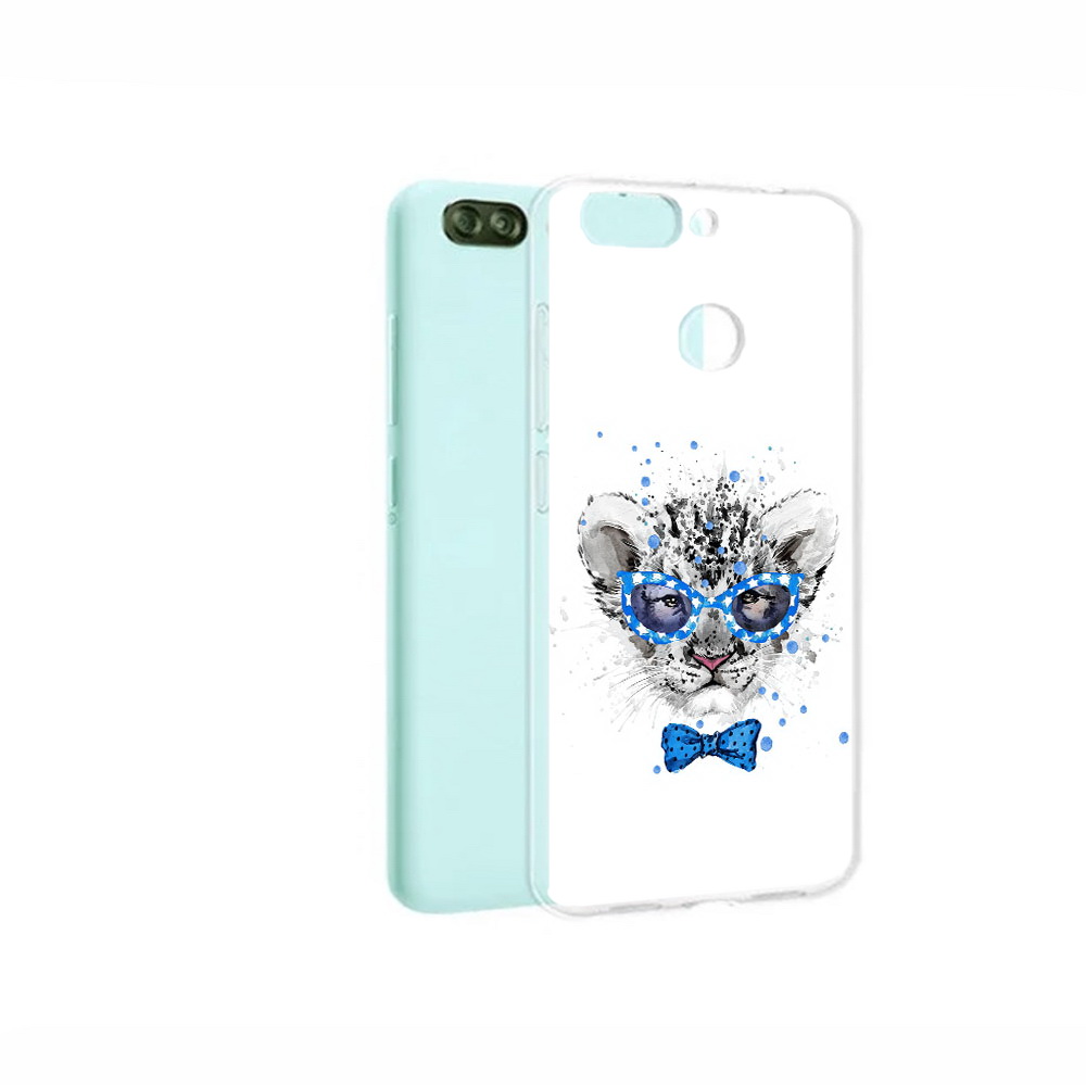 

Чехол MyPads Tocco для ZTE Blade V9 Vita тигренок с бабочкой (PT136572.445.642), Прозрачный, Tocco