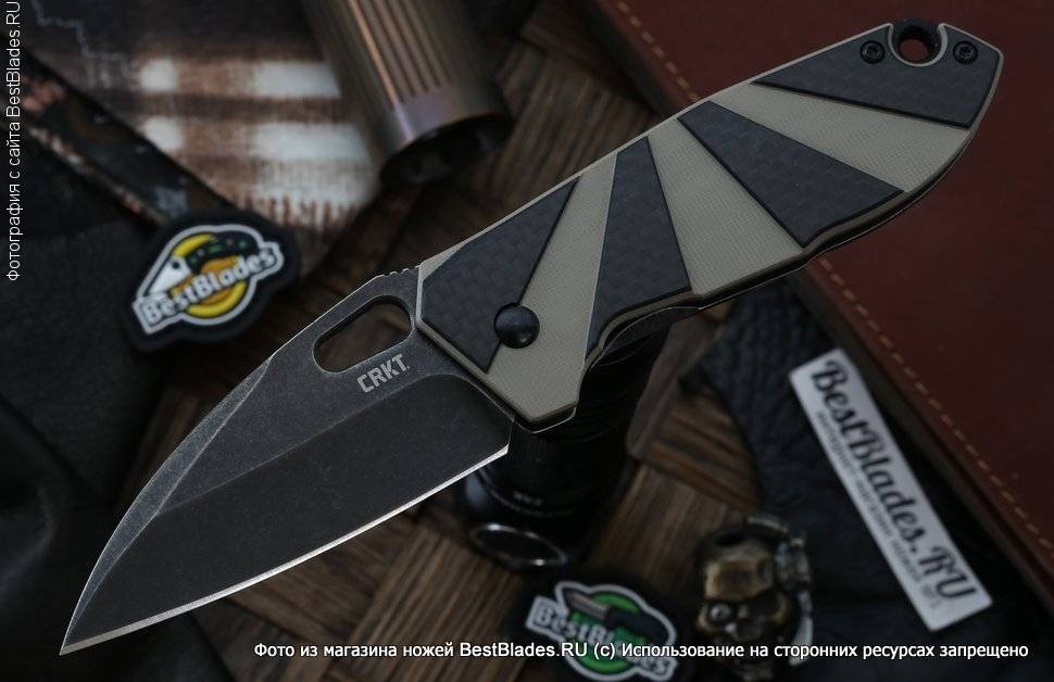 

Складной нож CRKT Heron, Серый;черный, Heron