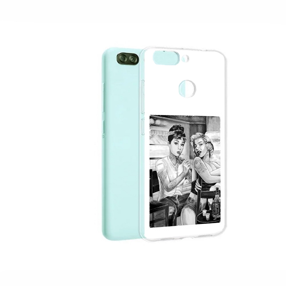 

Чехол MyPads Tocco для ZTE Blade V9 Vita тату мастер (PT136572.445.637), Прозрачный, Tocco