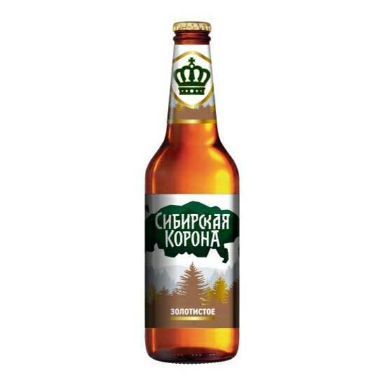 

Пиво Сибирская Корона Золотистое светлое 4,2% 0,45 л