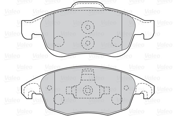 

Тормозные колодки Valeo передние для Citroen Berlingo 05-08, C4 Picasso 06- 301997