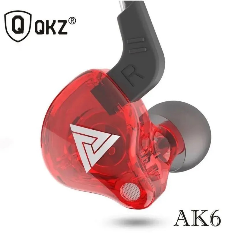 

Проводное наушники QKZ AK6 Red, AK6