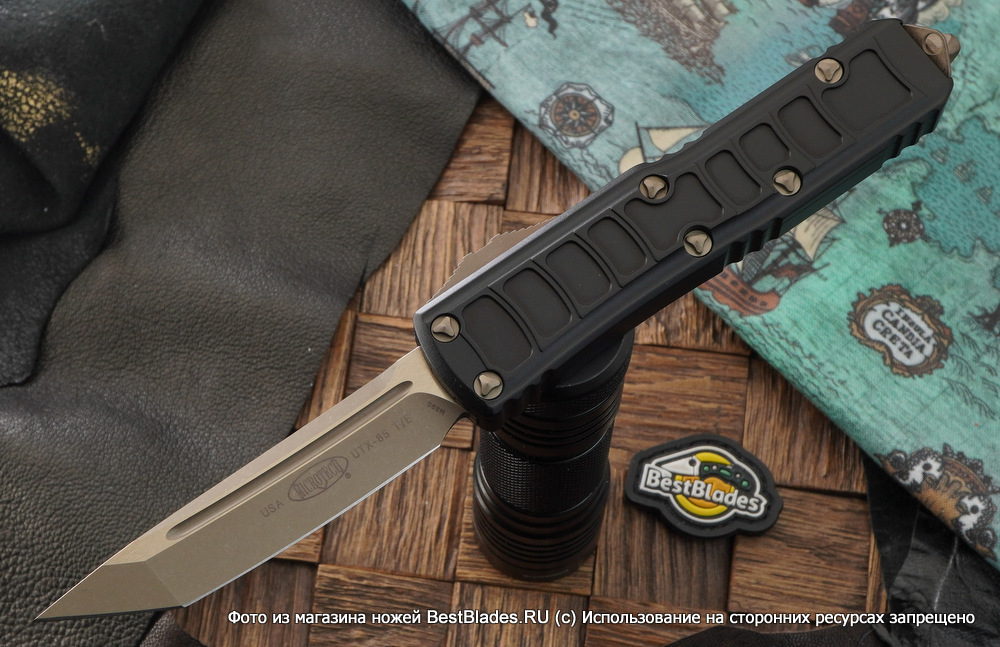 

Автоматический нож Microtech UTX-85 II T/E Signature Series Stonewash Standerd 233II-13APS
