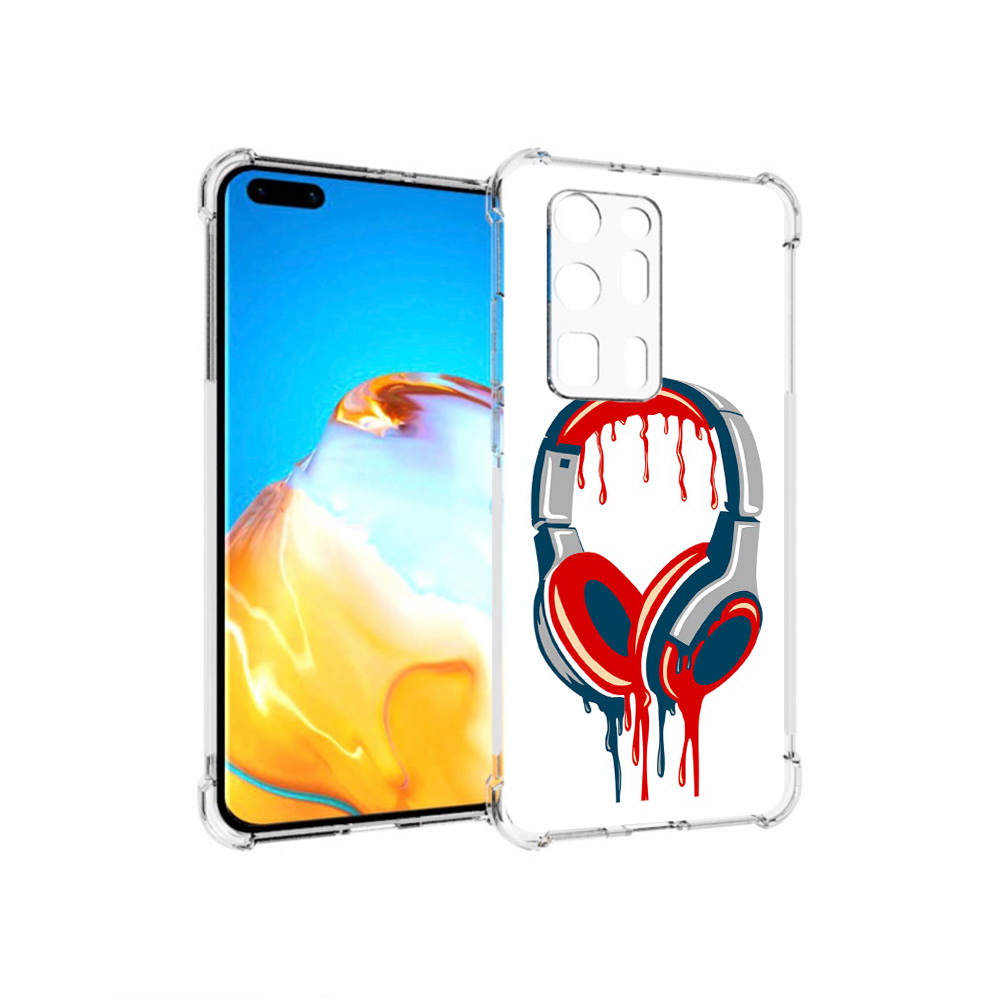 

Чехол MyPads Tocco для Huawei P40 Pro+ не делай громко, Прозрачный, Tocco