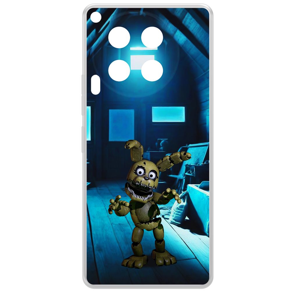 

Чехол-накладка Krutoff Clear Case ФНАФ - Плюштрап для TECNO Camon 30, Прозрачный