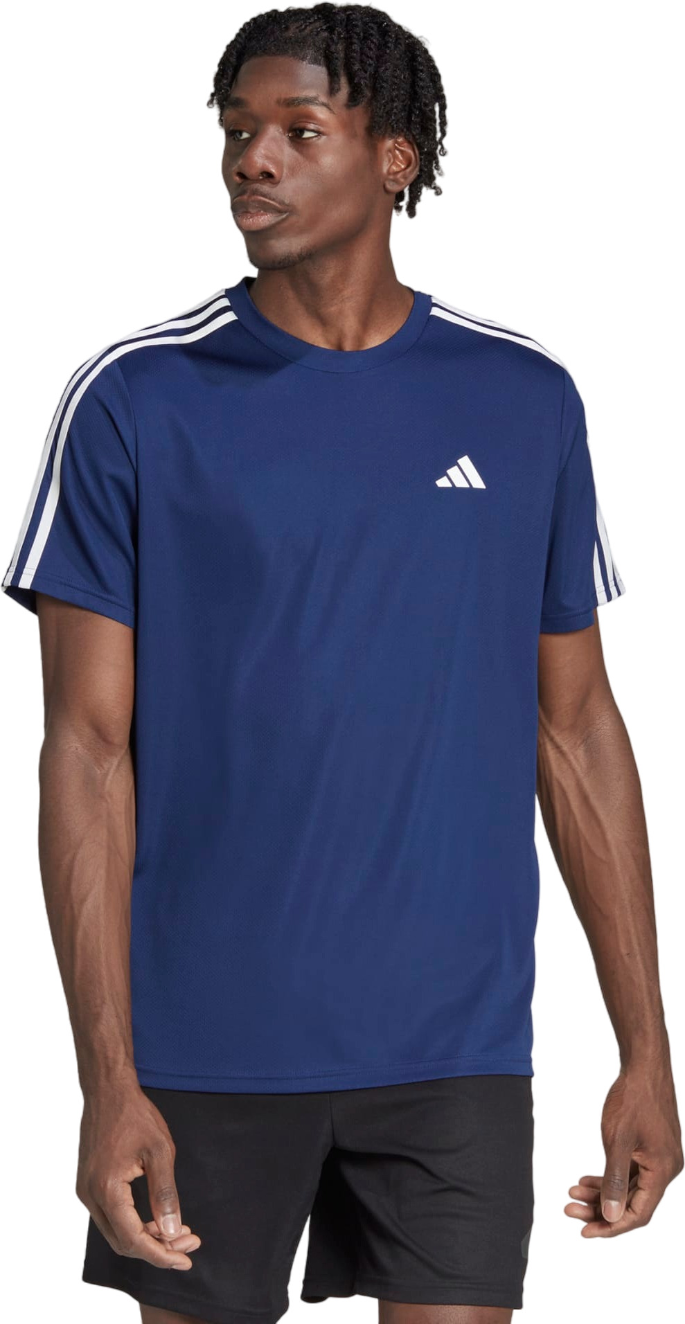 

Футболка мужская Adidas TR-ES BASE 3S T синяя XS, Синий, TR-ES BASE 3S T