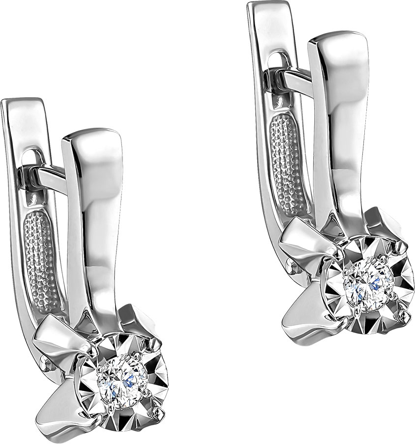 

Серьги женские Kabarovsky 12-11137-1000 из белого золота, бриллиант, 12-11137-1000