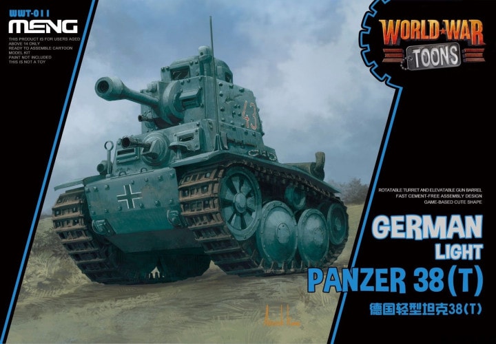 

Сборная модель Meng German Light Tank Panzer 38T WWT-011