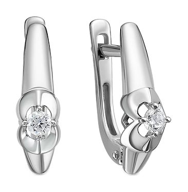 

Серьги женские Diamond Union 5-3529-103-2B из белого золота, бриллиант, 5-3529-103-2B
