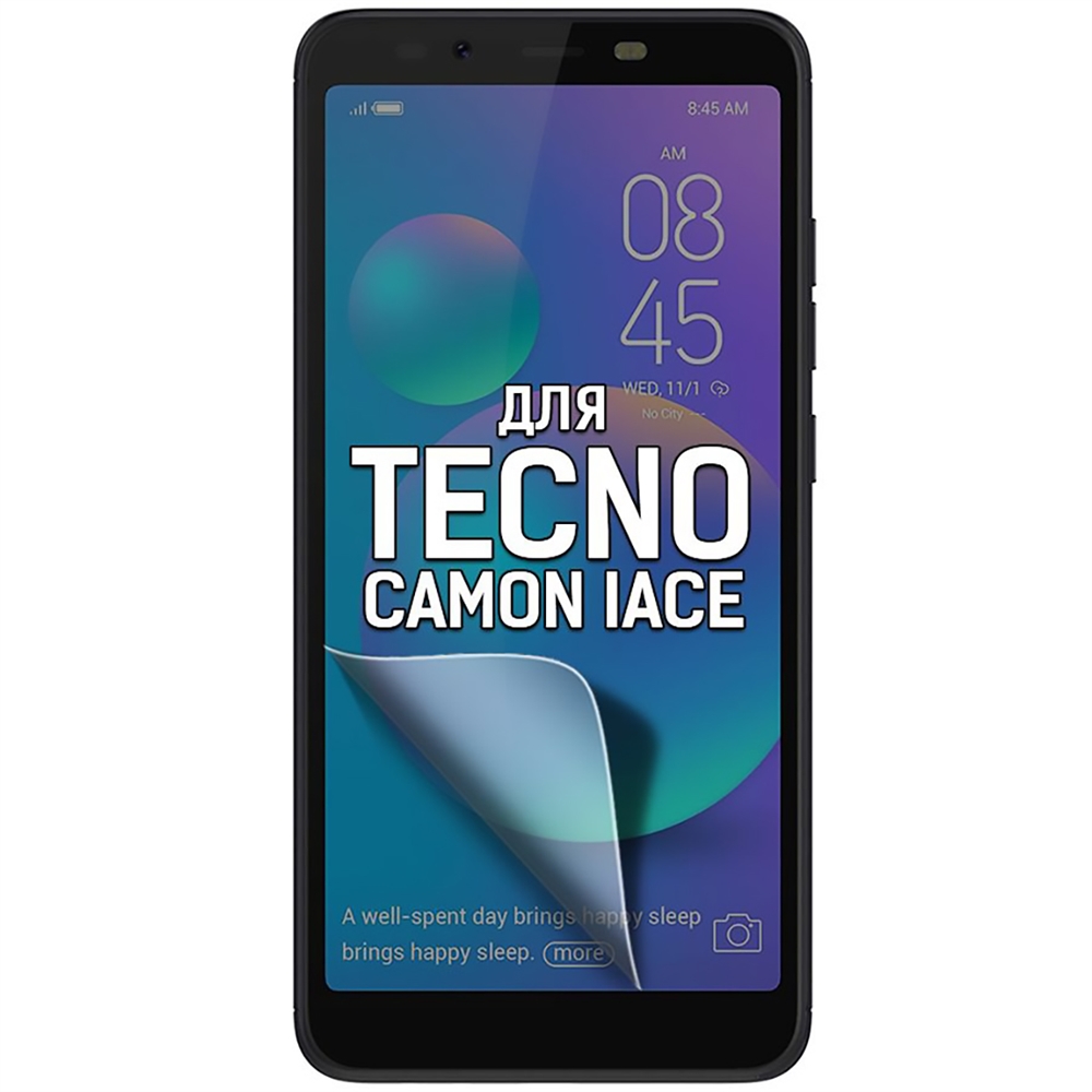 

Пленка защитная гидрогелевая Krutoff для TECNO Camon iAce