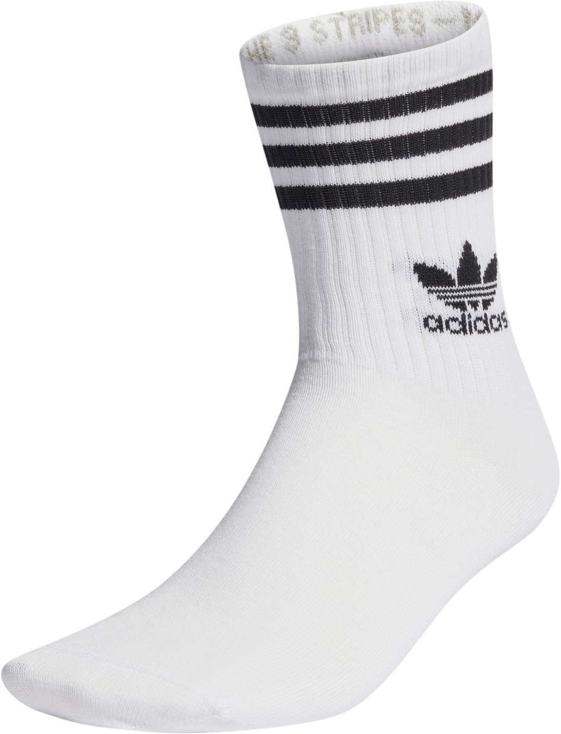 

Носки мужские adidas Mid Cut Crw белые L, Белый, Mid Cut Crw