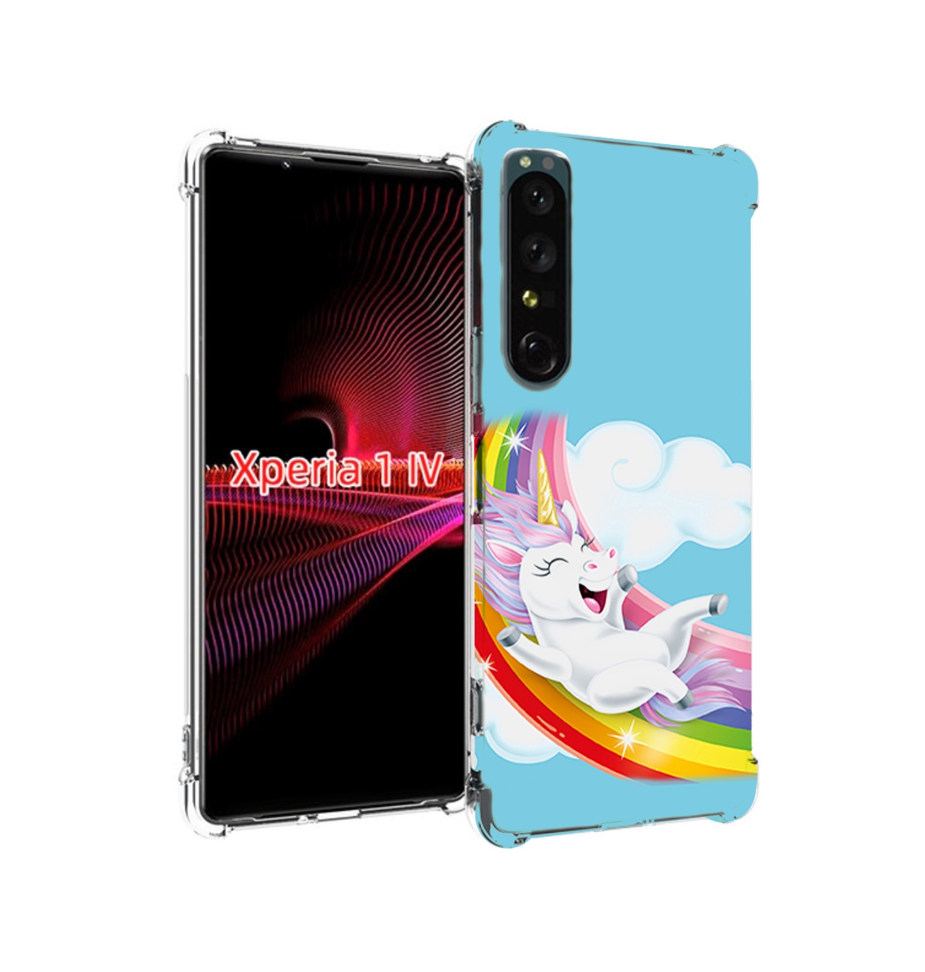 

Чехол накладка MyPads единорог-на-радуге для Sony Xperia 1 IV, Прозрачный, Tocco