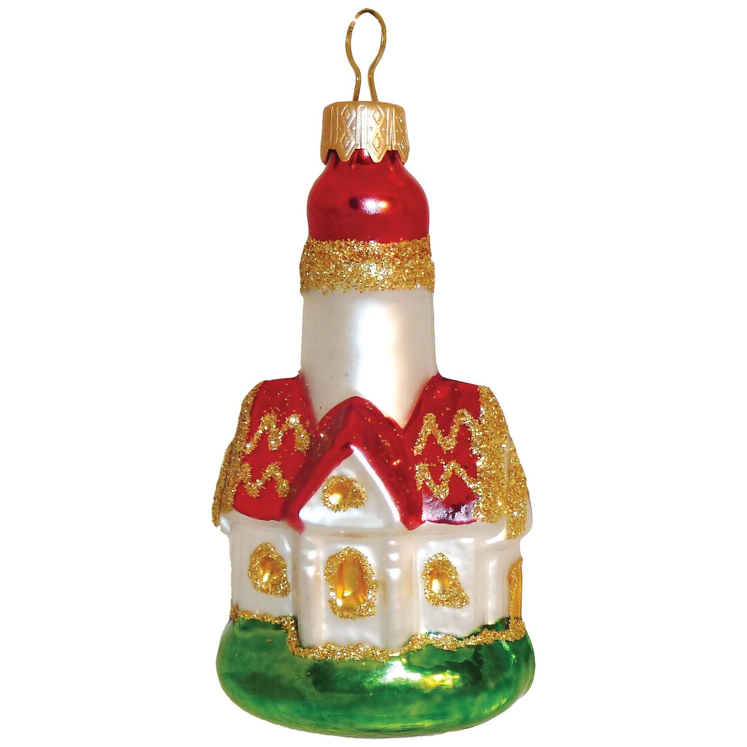 Елочка Замок, 11 см, стекло, подарочная коробка