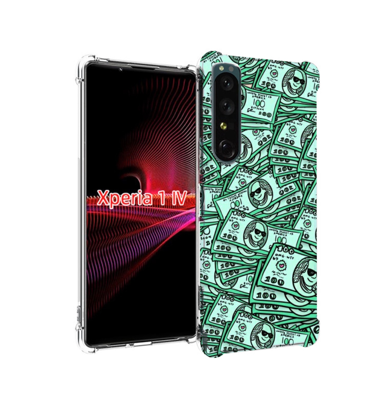 

Чехол накладка MyPads доллары картинка для Sony Xperia 1 IV, Прозрачный, Tocco