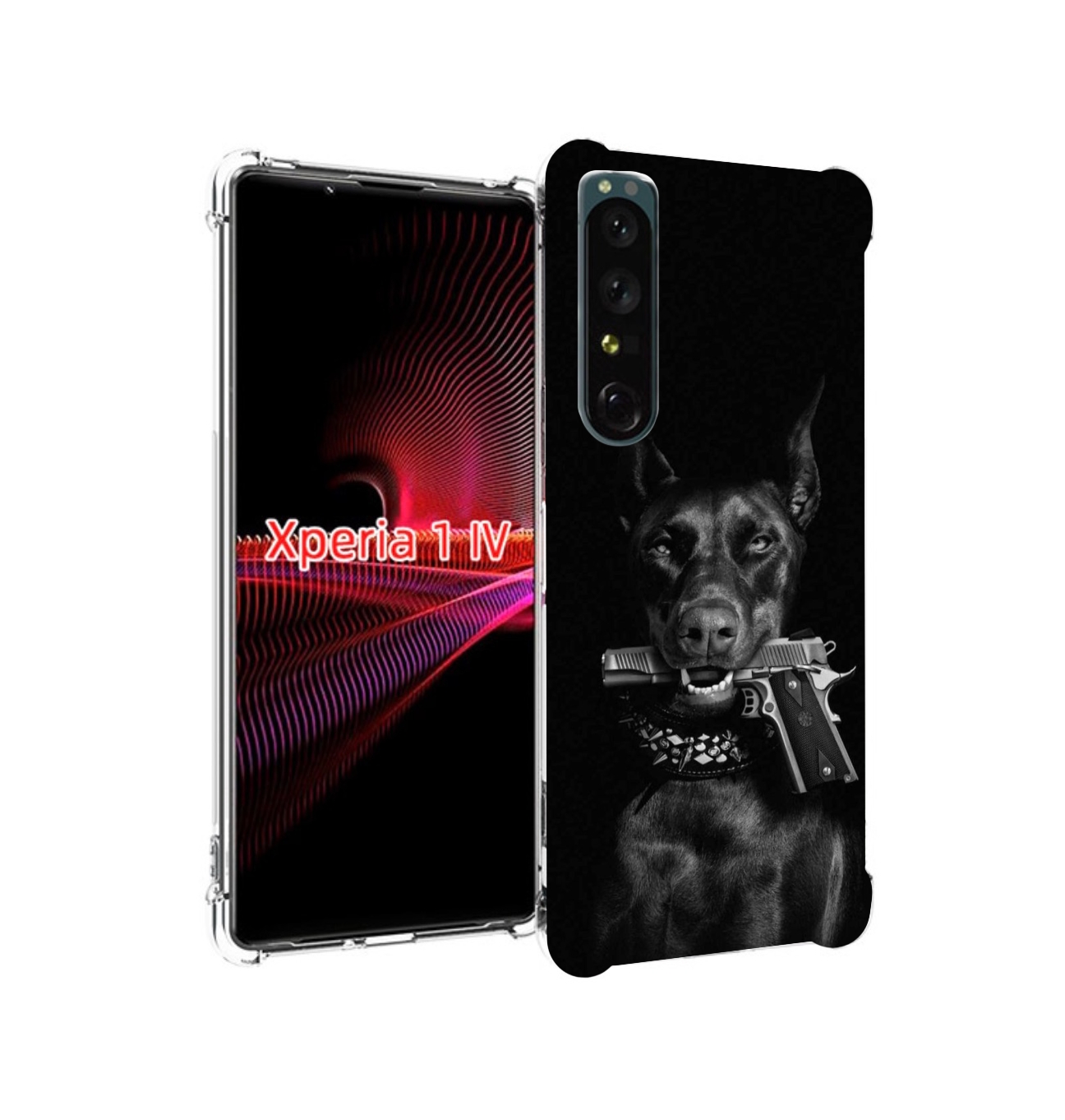 

Чехол накладка MyPads доберман мужской для Sony Xperia 1 IV, Прозрачный, Tocco