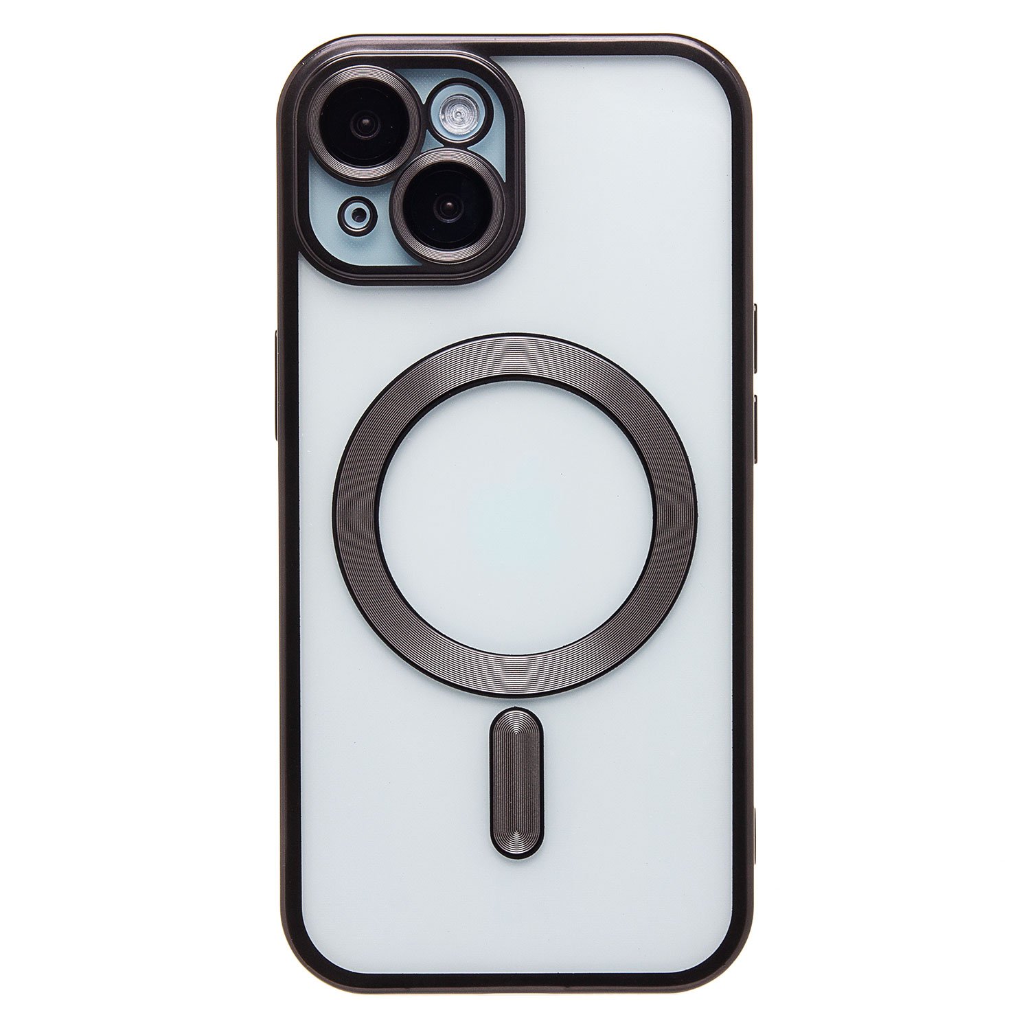 

Чехол iPhone 15 силиконовый MagSafe 7 <черный>