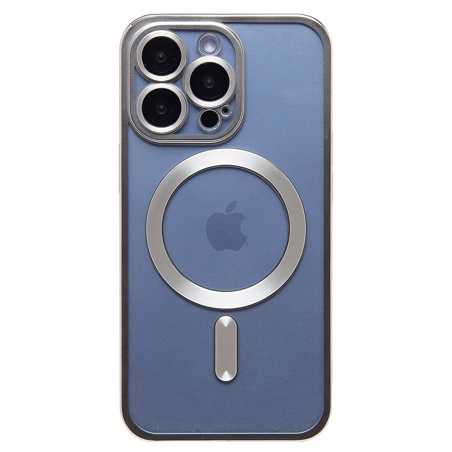 

Чехол iPhone 13 Pro силиконовый MagSafe 7 <серебристый>