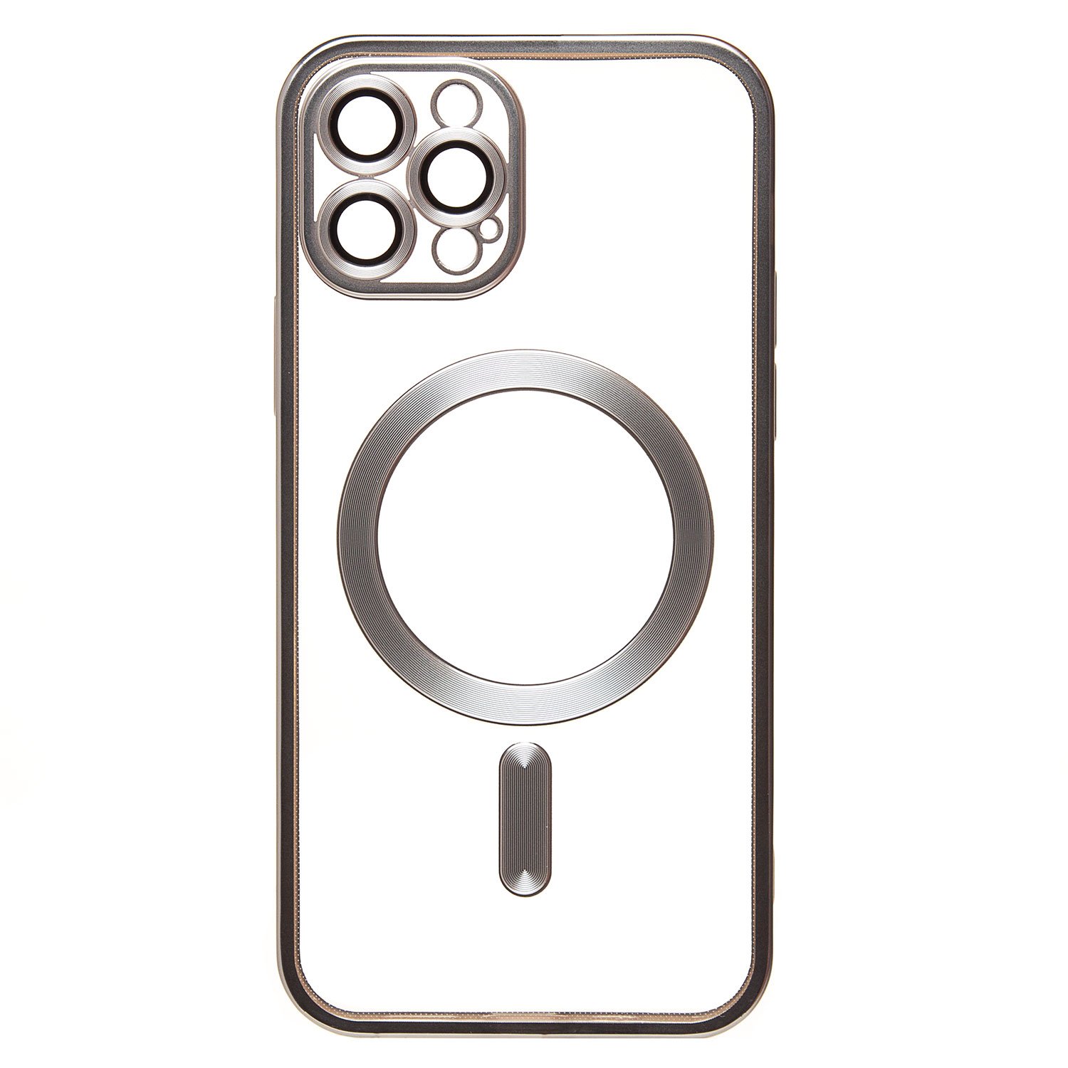 

Чехол iPhone 12 Pro силиконовый MagSafe 7 <серебристый>