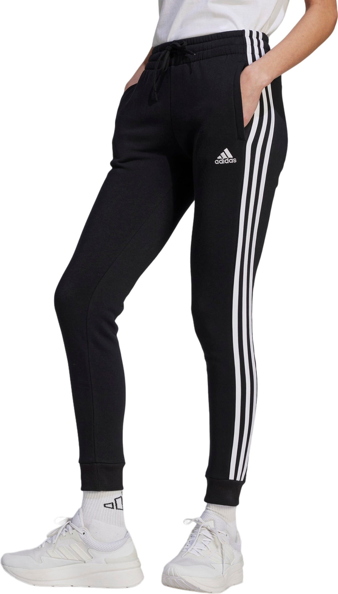 Спортивные брюки женские Adidas W 3S FL C PT черные L Мьянма черный