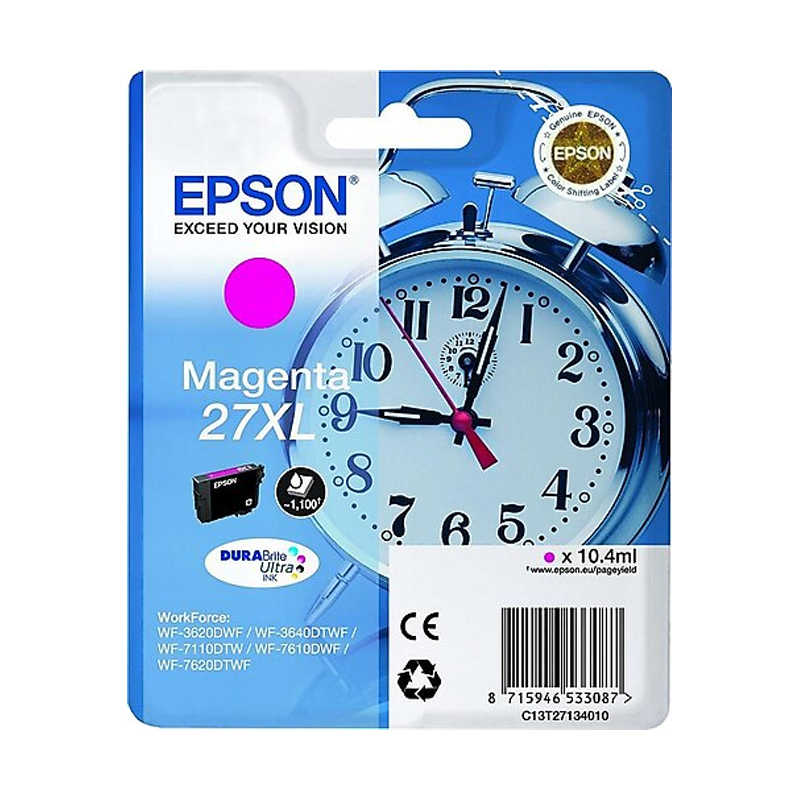 

Картридж для струйного принтера Epson (C13T27134022) пурпурный, оригинальный
