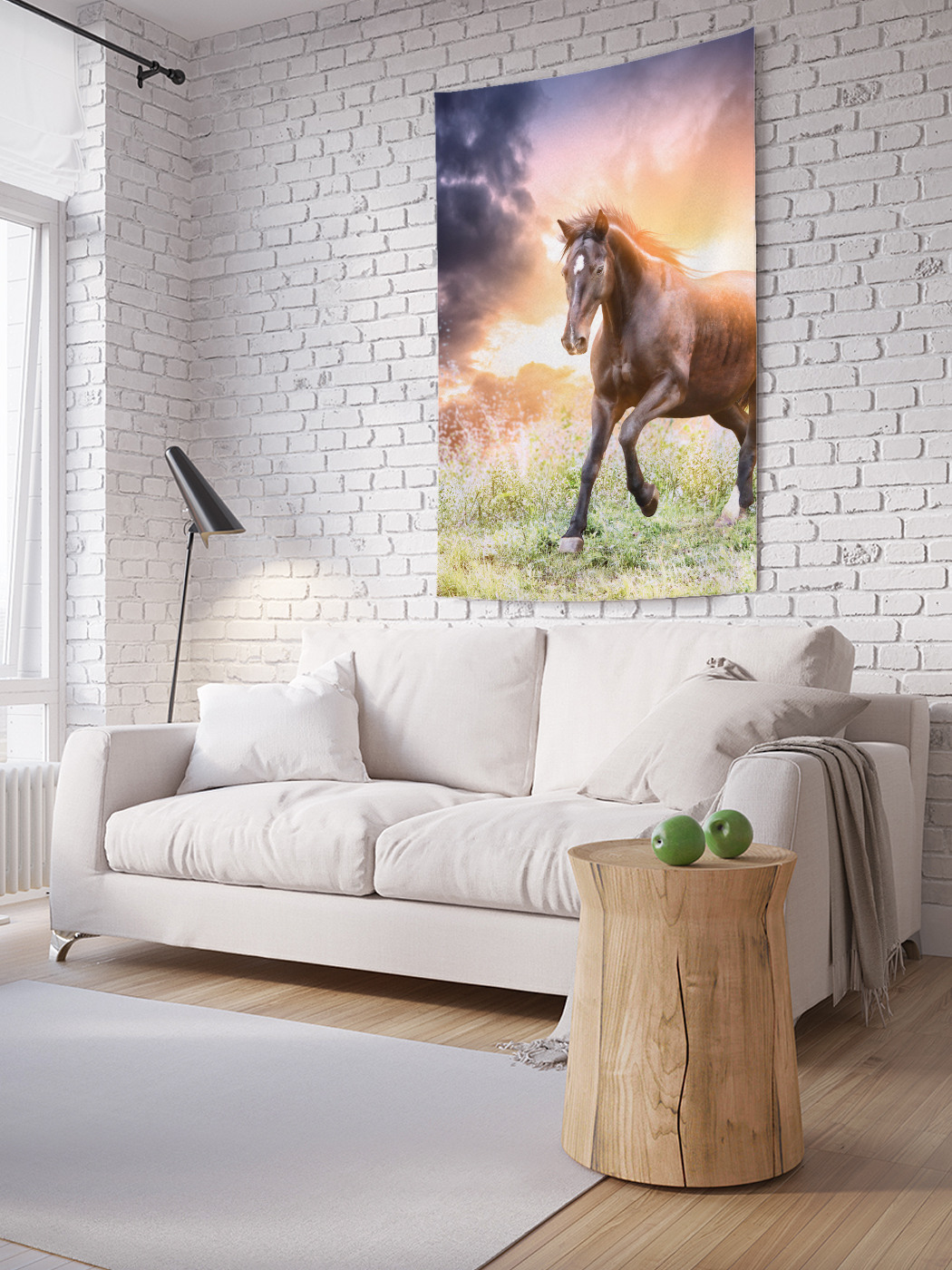 

Вертикальное фотопанно на стену JoyArty Поднебесный конь 150x200 см, Поднебесный конь