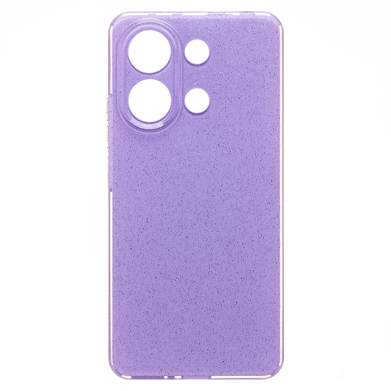 

Чехол Xiaomi Redmi Note 13 (23124RA7EO) силиконовый с блестками 3 <светло-фиолетовый>