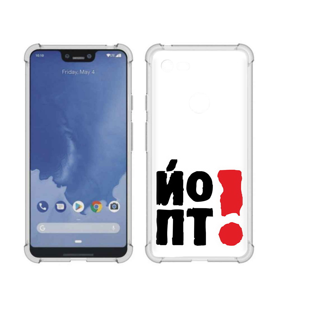 

Чехол MyPads Tocco для Google Pixel 3 XL надписть абстракция, Прозрачный, Tocco