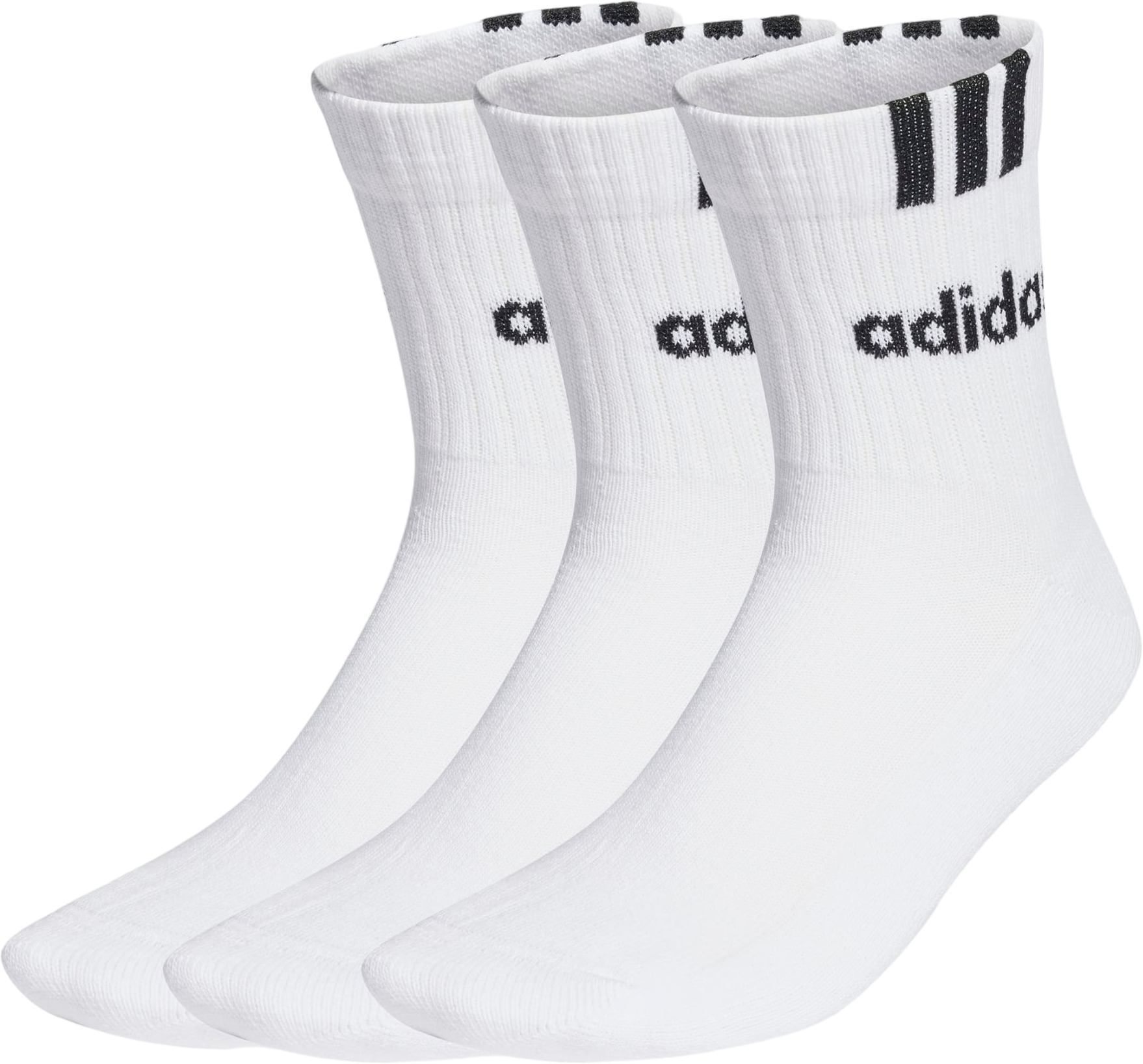 

Комплект носков мужских adidas 3-Stripes Linear Half-Crew Cushioned Socks 3PP белых XS, Белый, 3-Stripes Linear Half-Crew Cushioned Socks 3PP