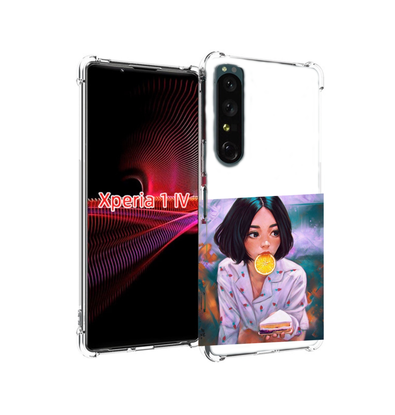 

Чехол накладка MyPads девушка-с-чизкейком женский для Sony Xperia 1 IV, Прозрачный, Tocco