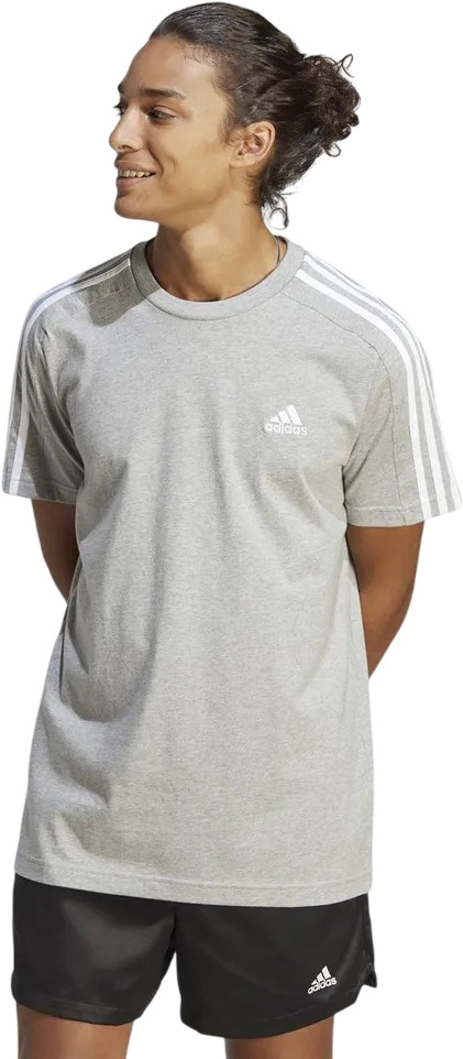 

Футболка мужская Adidas M 3S SJ T серая S, Серый, M 3S SJ T