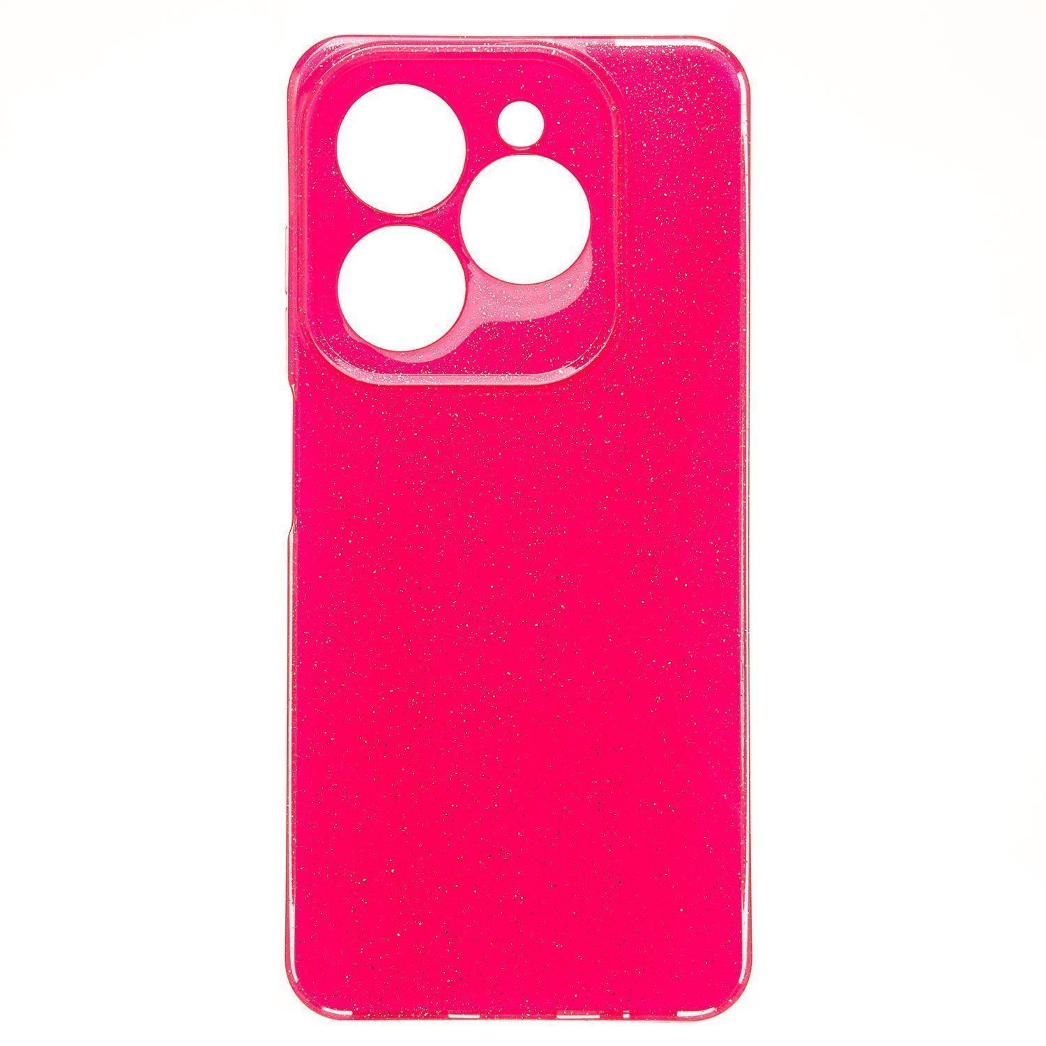 

Чехол Tecno Spark Go 2024 (BG6) силиконовый с блестками 3 <розовый>