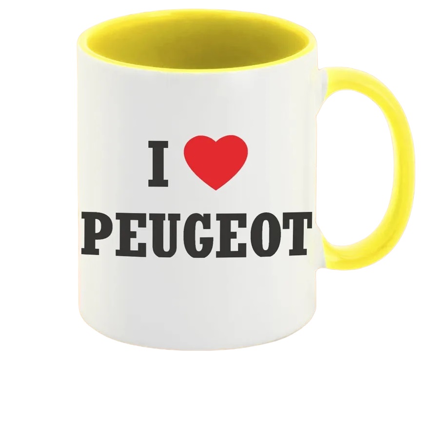

Кружка CoolPodarok Авто I love Peugeot