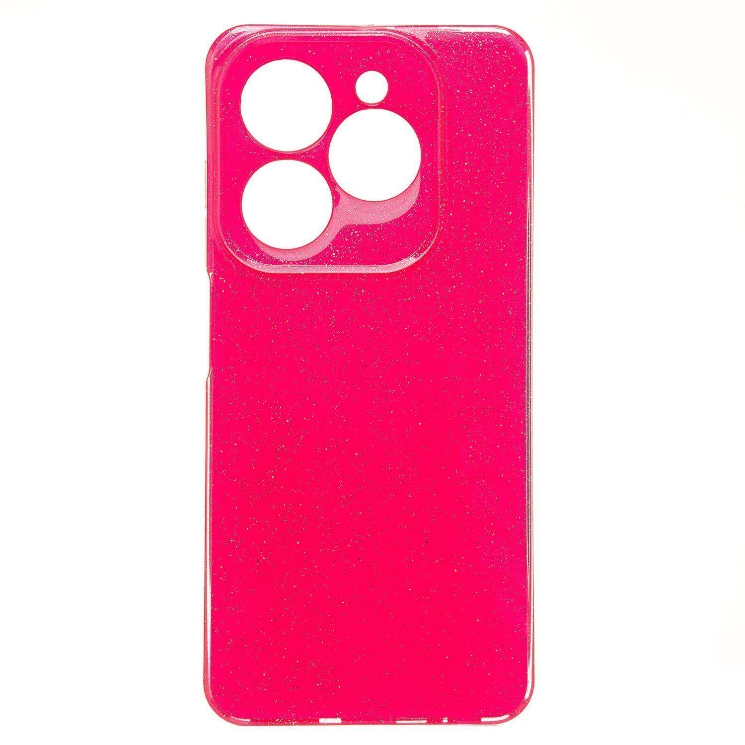 

Чехол Infinix Smart 8 (X6525), 8 Pro (X6525B), Tecno Spark 20 (KJ5), 20C с блестками 3, Розовый
