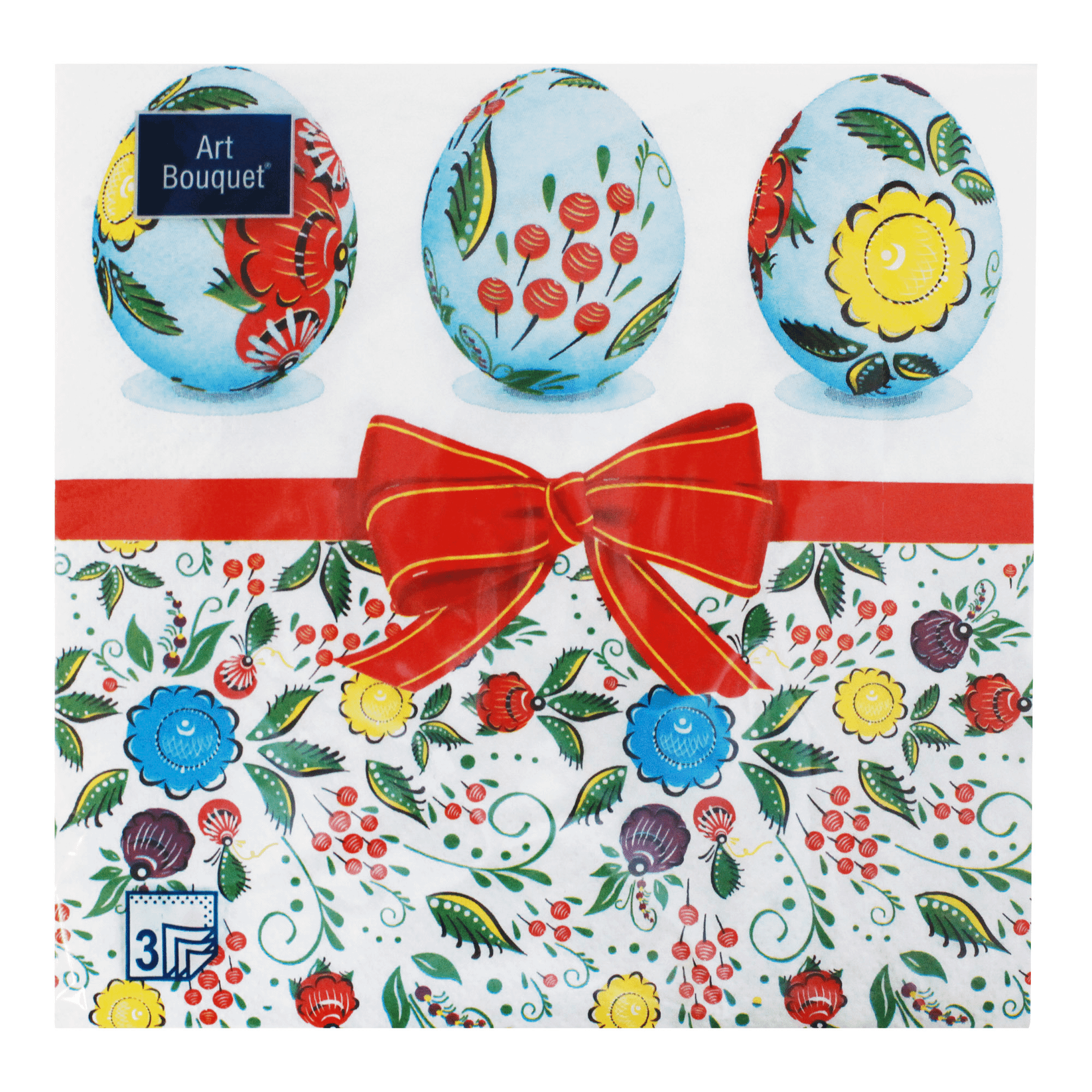 

Салфетки бумажные Art Bouquet Русская пасха 33 x 33 см 20 шт