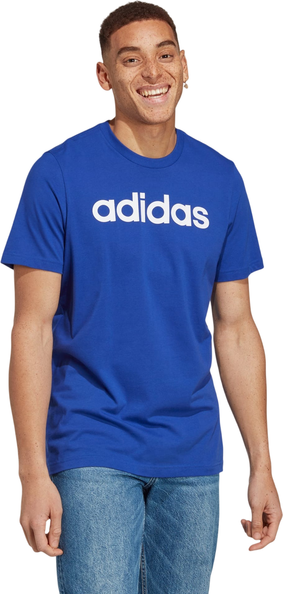 

Футболка мужская Adidas M LIN SJ T синяя XL, Синий, M LIN SJ T