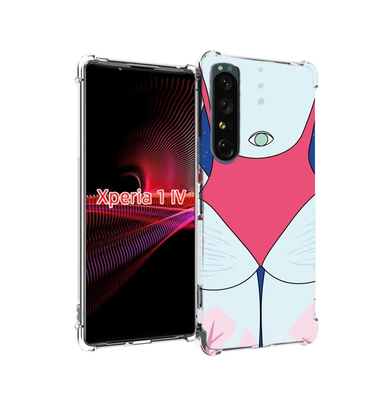 

Чехол накладка MyPads девушка-с-глазом-на-спине для Sony Xperia 1 IV, Прозрачный, Tocco