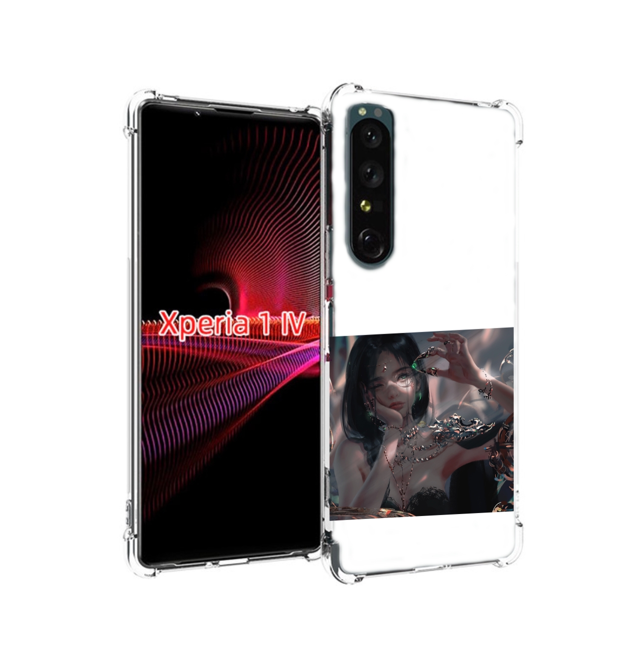 

Чехол накладка MyPads девушка-с-алмазом для Sony Xperia 1 IV, Прозрачный, Tocco
